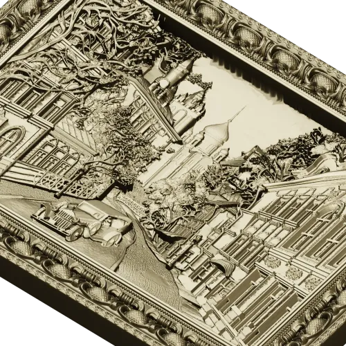 Vintage Boulevard - high-relief STL for CNC carving