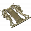 Греческие гоплиты - рельефная 3D модель STL для ЧПУ