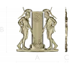 Греческие гоплиты - рельефная 3D модель STL для ЧПУ