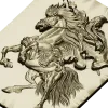 Гуань Гун на коне - религиозно-историческое панно в формате STL для ЧПУ