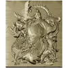 Гуань Гун с драконом - рельефная 3D модель (STL) для ЧПУ