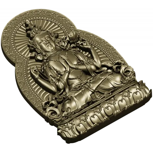 Compassionate Guanyin Relief STL 3D Model for CNC