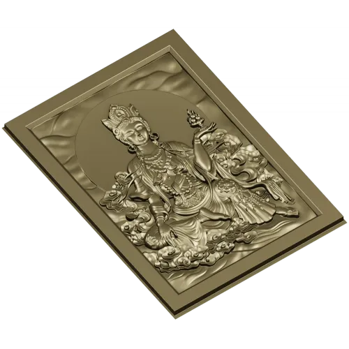 3D модель Гуаньинь в формате STL для ЧПУ