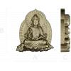 Guanyin Lotus Relief STL