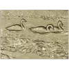 Панно "Речной ансамбль" - 3D модель STL для ЧПУ