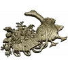 Goose with Flower Cart - detailed STL 3D model for CNC carving