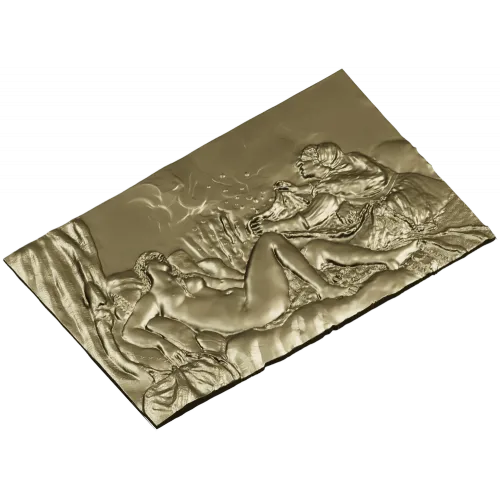 Dana bas-relief STL for CNC