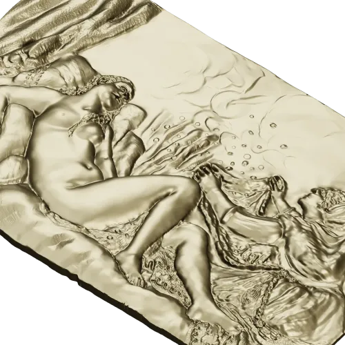 Dana bas-relief STL for CNC