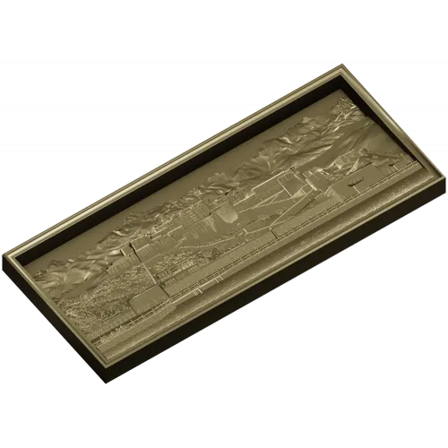 Панель-рельеф "Потала" - STL 3D модель для ЧПУ
