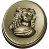 Овальный медальон с барельефом женщины - STL для ЧПУ