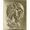 Рельефная панель "Нимфа и лотос" - 3D модель STL для ЧПУ