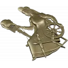 Прядильщица у прялки - 3D модель STL для ЧПУ