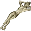 Стройная девушка в туфлях - 3D модель STL для ЧПУ
