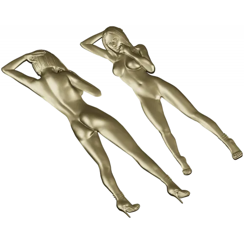3D модель девушки в рельефе для ЧПУ - Грация