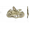 Motorcycle Muse - high-relief woman on sportbike STL