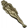 Вертикальная 3D модель stl "Наяда" - рельеф для ЧПУ