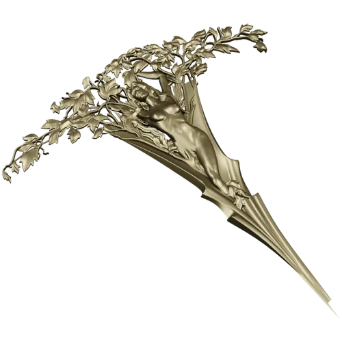 Sylvan Muse - detailed 3D STL model for CNC carving