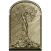 Sylvan Embrace - high-relief Girl-Tree 3D model STL for CNC