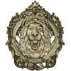 Regal Roar Cartouche - STL 3D model for CNC carving