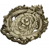 Regal Roar Cartouche - STL 3D model for CNC carving