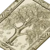 Tree relief panel STL for CNC milling - ornate framed tree