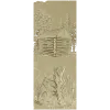 Forest Cabin Relief - STL 3D model for CNC carving