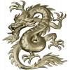 Oriental Dragon Relief STL for CNC Milling