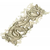 Dragon Cloud Relief STL for CNC Carving - High Relief Panel