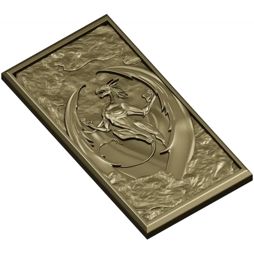 Dragon Ascendant - high-relief 3D model STL for CNC