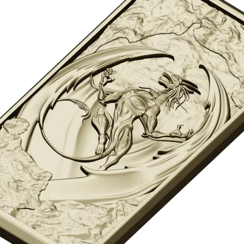 Dragon Ascendant - high-relief 3D model STL for CNC