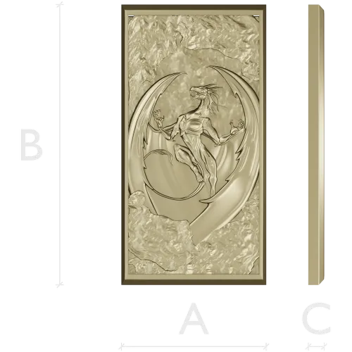 Dragon Ascendant - high-relief 3D model STL for CNC