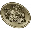 Dragon head medallion 3D STL for CNC