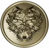 Dragon head medallion 3D STL for CNC