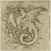 High-Relief Dragon Panel STL for CNC Milling
