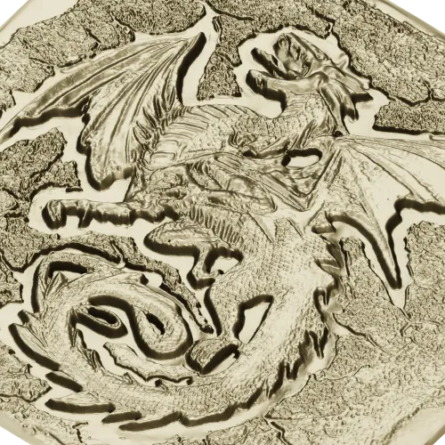 High-Relief Dragon Panel STL for CNC Milling