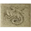 High-Relief Dragon Panel STL for CNC Milling