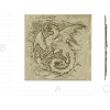 High-Relief Dragon Panel STL for CNC Milling