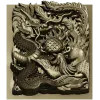 Imperial Dragon Relief - detailed 3D STL panel for CNC