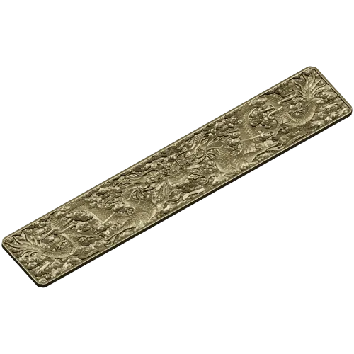 Twin Dragon Frieze - STL 3D model for CNC carving