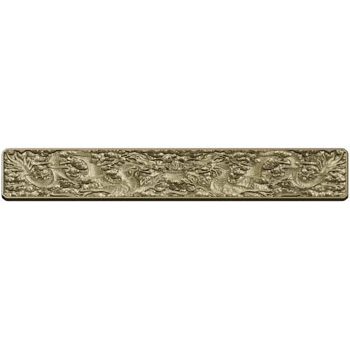 Twin Dragon Frieze - STL 3D model for CNC carving