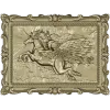 3D модель "Пегас в барочном багете" - STL для ЧПУ