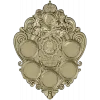 Imperial coin plaque 3D STL for CNC