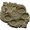 Imperial coin plaque 3D STL for CNC