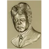 High-Relief Male Portrait 3D STL for CNC Milling