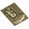 High-Relief Male Portrait 3D STL for CNC Milling