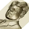 High-Relief Male Portrait 3D STL for CNC Milling