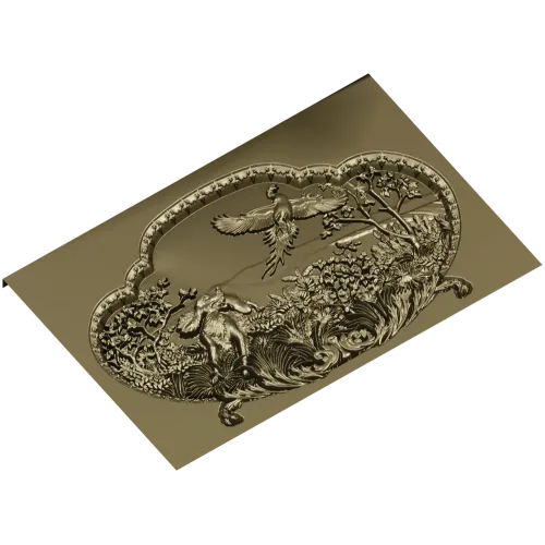 Forest Life Relief - high-relief STL 3D model for CNC