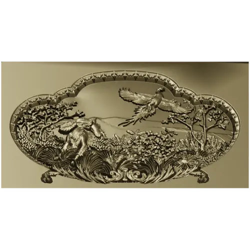 Forest Life Relief - high-relief STL 3D model for CNC