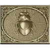 Scarab Relief Panel STL for CNC Milling