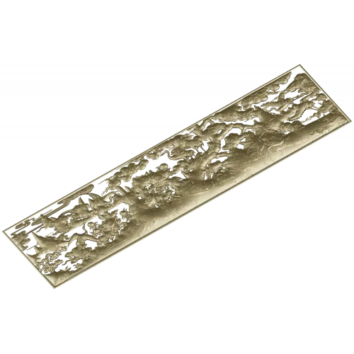 Журавли в сосновом саду - декоративная 3D панель STL для ЧПУ